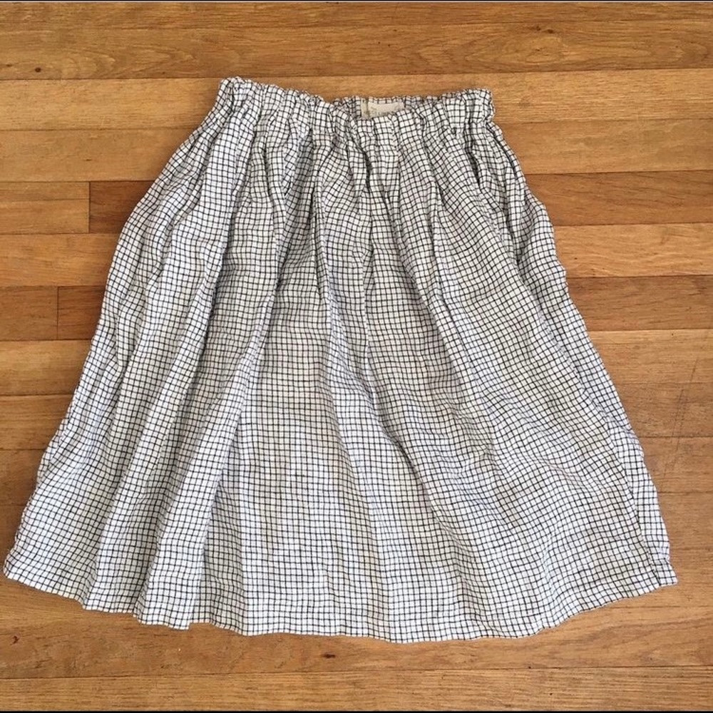 notPERFECTLINEN Short Linen Skirt BARI